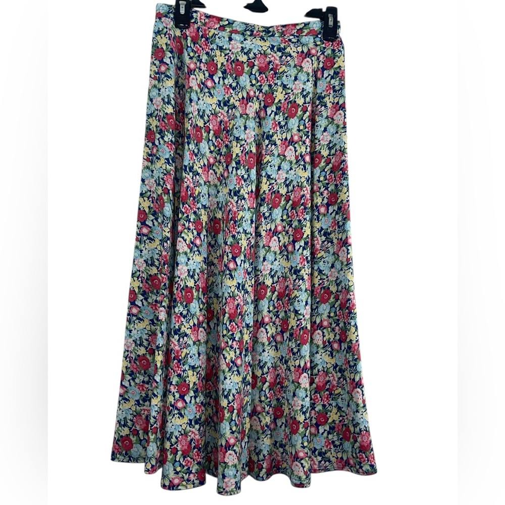 Vintage Maggy London two piece floral skirt & blouse. Size 6 GUC to EUC. - Picture 9 of 13